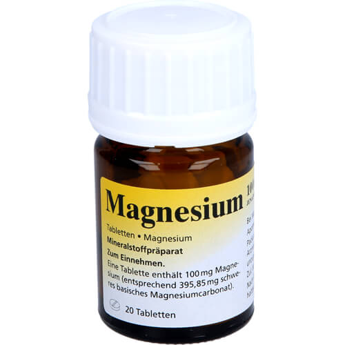 MAGNESIUM 100 mg Jenapharm Tabletten MAGNESIUM 100 mg Jenapharm Tabletten