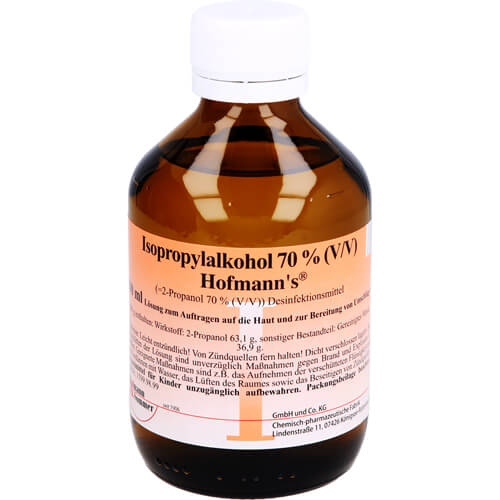 ISOPROPYLALKOHOL 70% V/V Hofmann's ISOPROPYLALKOHOL 70% V/V Hofmann's