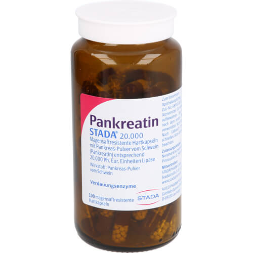 Pankreatin Stada 20.000 bei exokriner Pankreainsuffizienz Pankreatin Stada 20.000 bei exokriner Pankreainsuffizienz