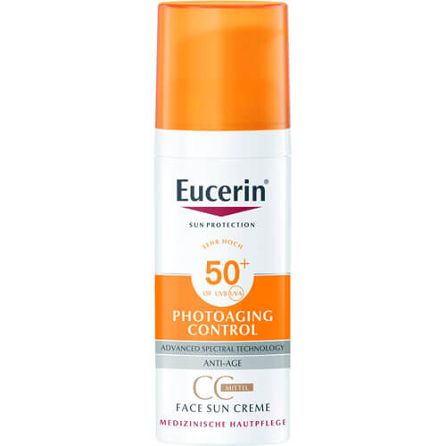EUCERIN Sun CC Creme getönt mittel LSF 50+ EUCERIN Sun CC Creme getönt mittel LSF 50+