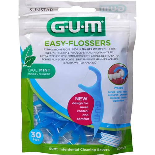 GUM EASY-FLOSSERS Zahnseidesti.gew.mint+Reise-Et. GUM EASY-FLOSSERS Zahnseidesti.gew.mint+Reise-Et.