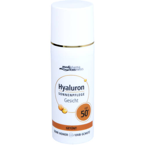 HYALURON SONNENPFLEGE Gesicht Creme LSF 50+ getönt HYALURON SONNENPFLEGE Gesicht Creme LSF 50+ getönt