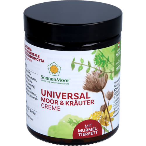 UNIVERSAL MOOR- u.Kräutercreme m.Murmeltierfett UNIVERSAL MOOR- u.Kräutercreme m.Murmeltierfett